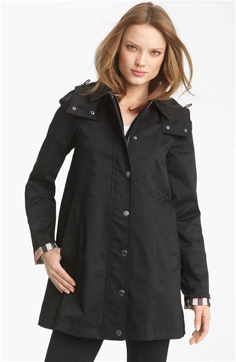 burberry brit waterproof jacket|burberry wax jacket ladies.